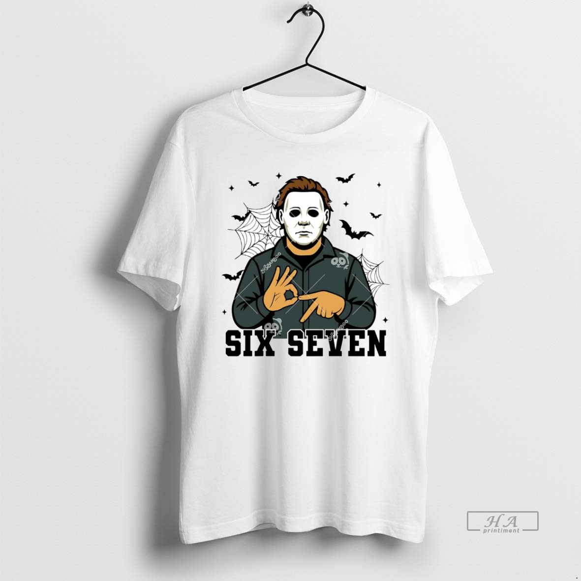 Official Michael Myers 6 7 Six Seven Halloween T Shirt