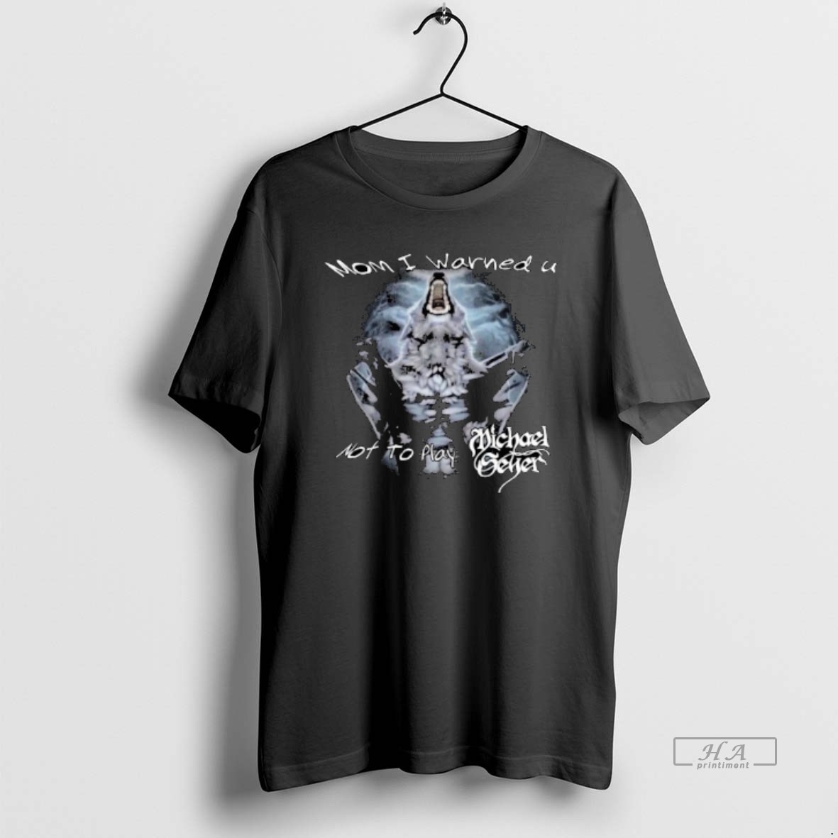 Official Michael Seyer Mom I Warned U Not To Play Wolf T Shirt