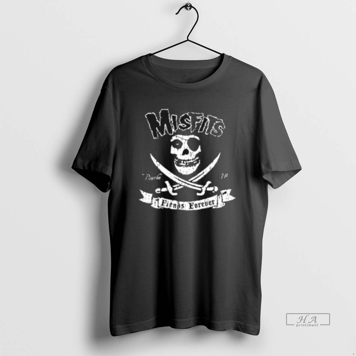 Official Misfits Fiends Forever Logo T Shirt