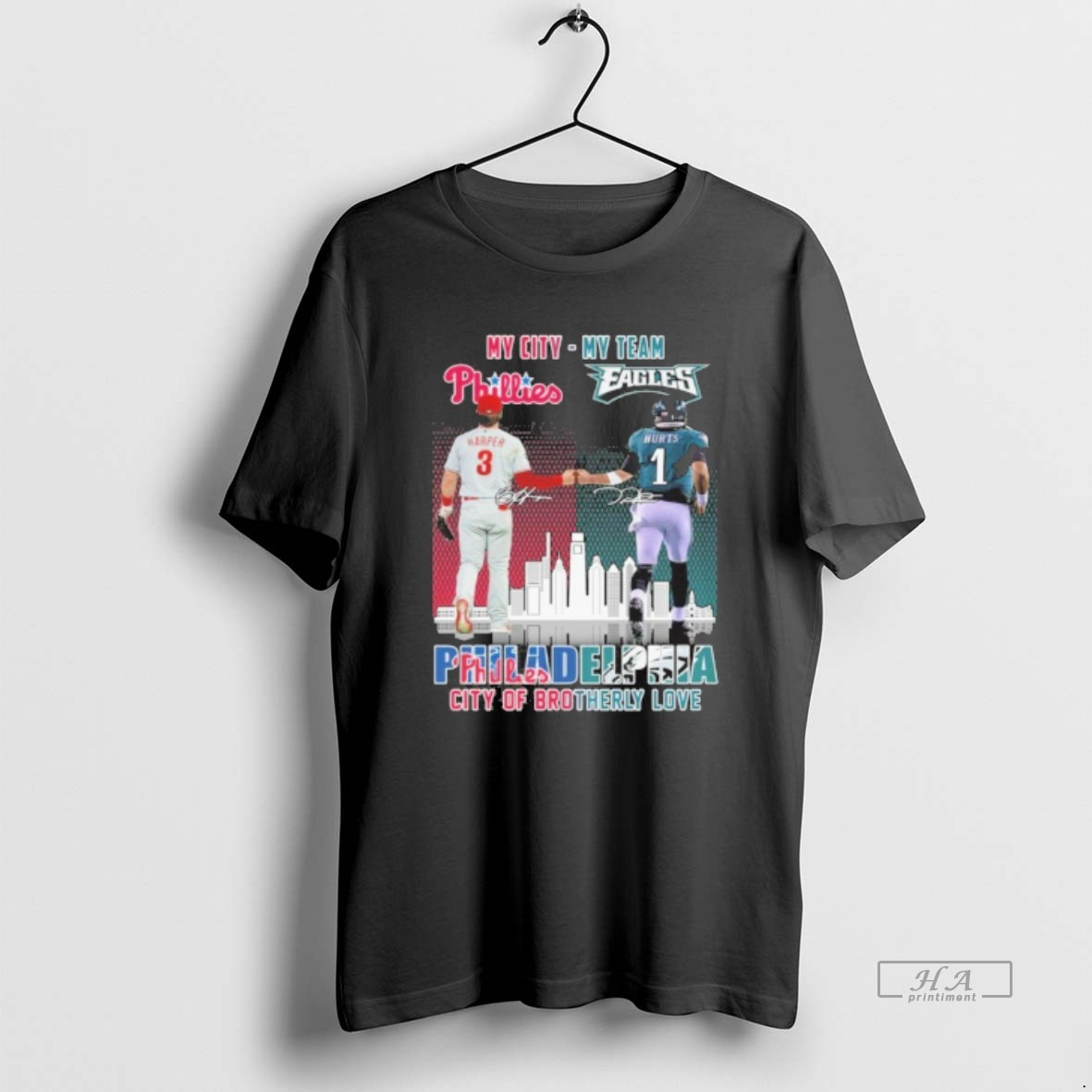Official My City My Team Philadelphia City Of Brotherly Love Shirt