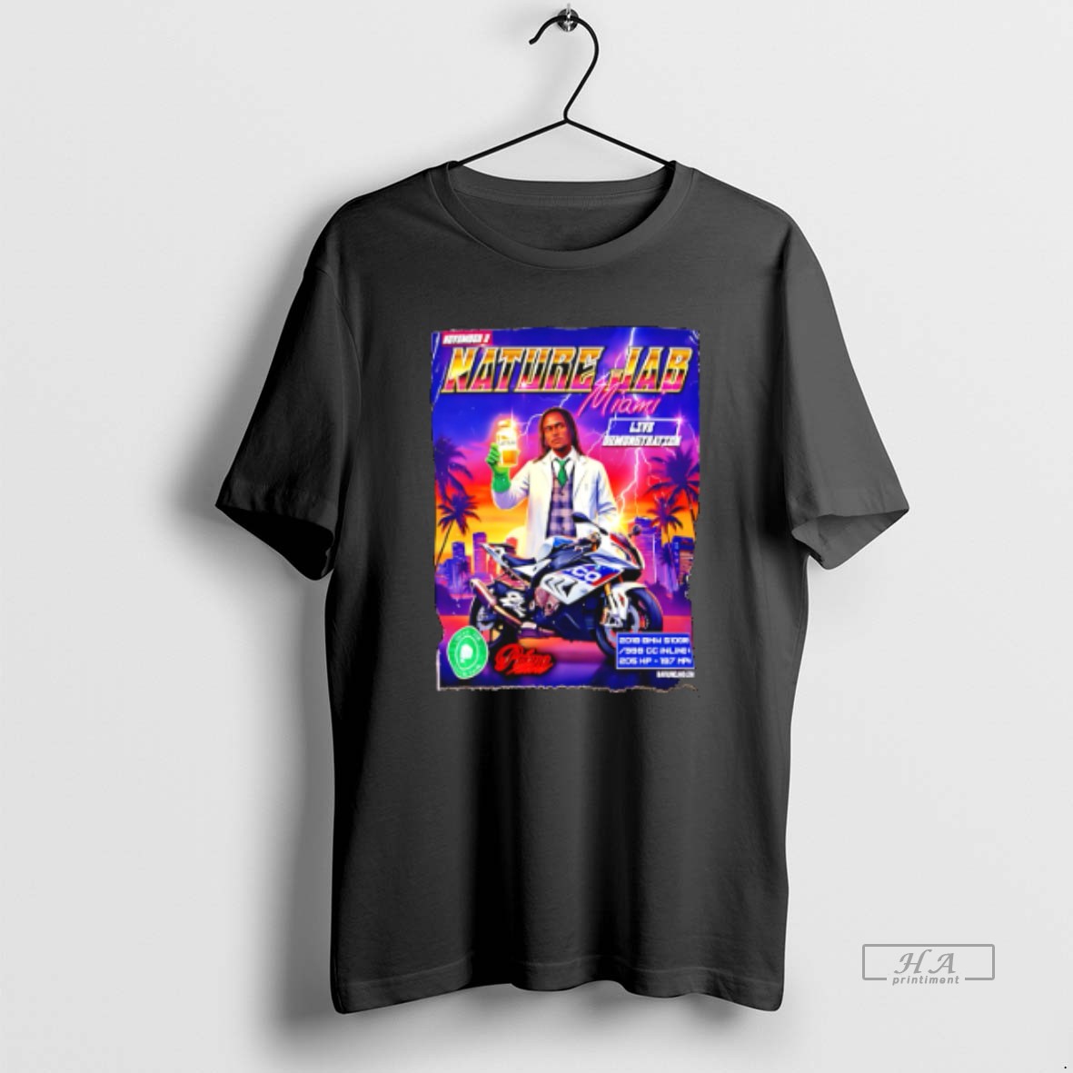 Official Naturejab X Miami Live Demonstration Graphic Shirt