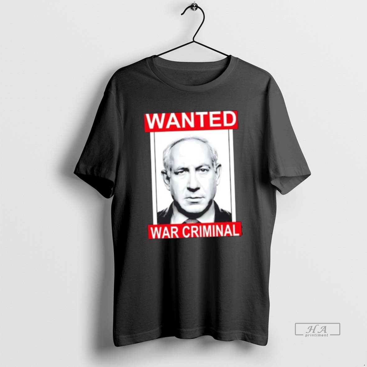Official Netanyahu Parody Wanted Bibi Shirt