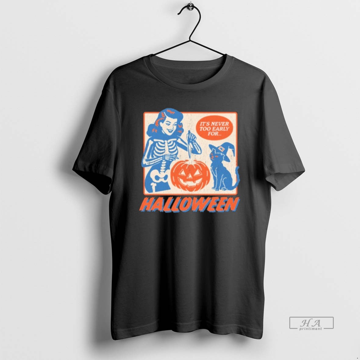Official Never Too Early For Halloween Shirt