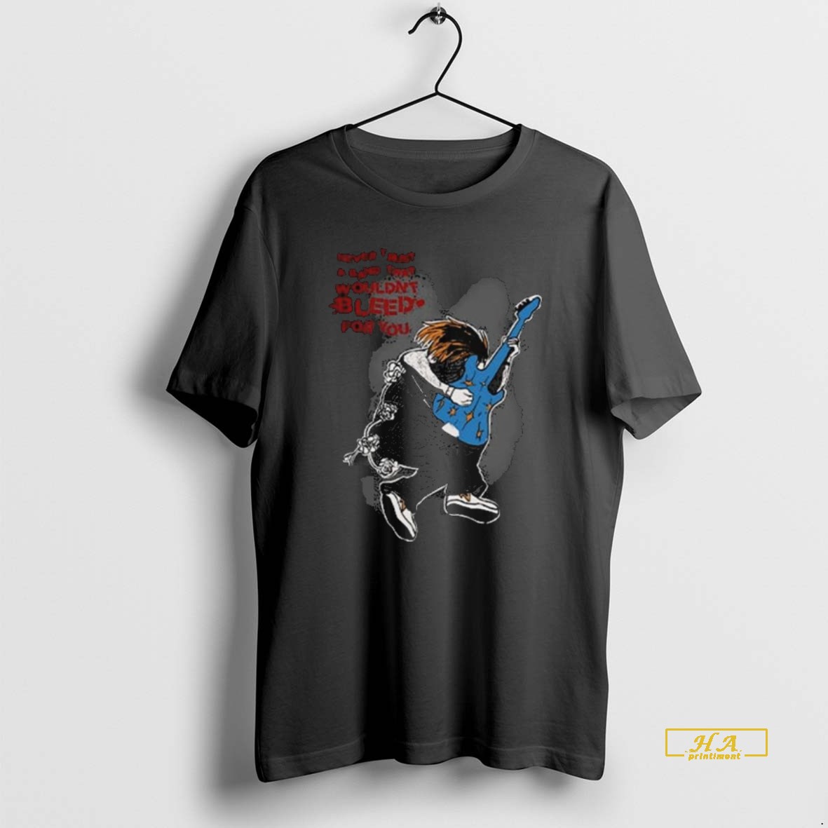 Official Never Trust A Band That Wouldnt Bleed For You Long Sleve Shirt
