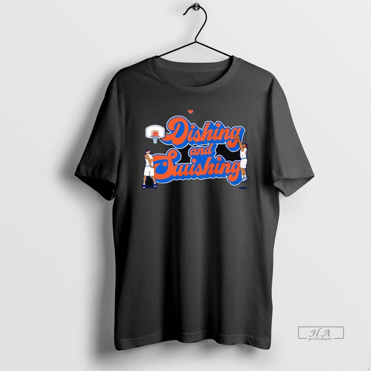 Official New York Knicks Dishing And Swishing Shirt