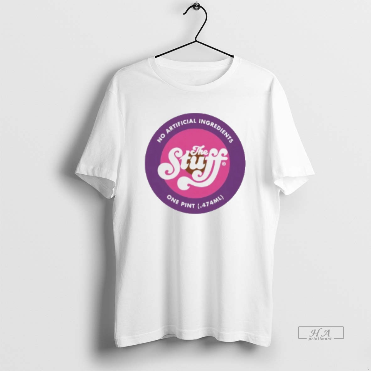 Official No Artificial Ingredients The Stuff Logo T Shirt