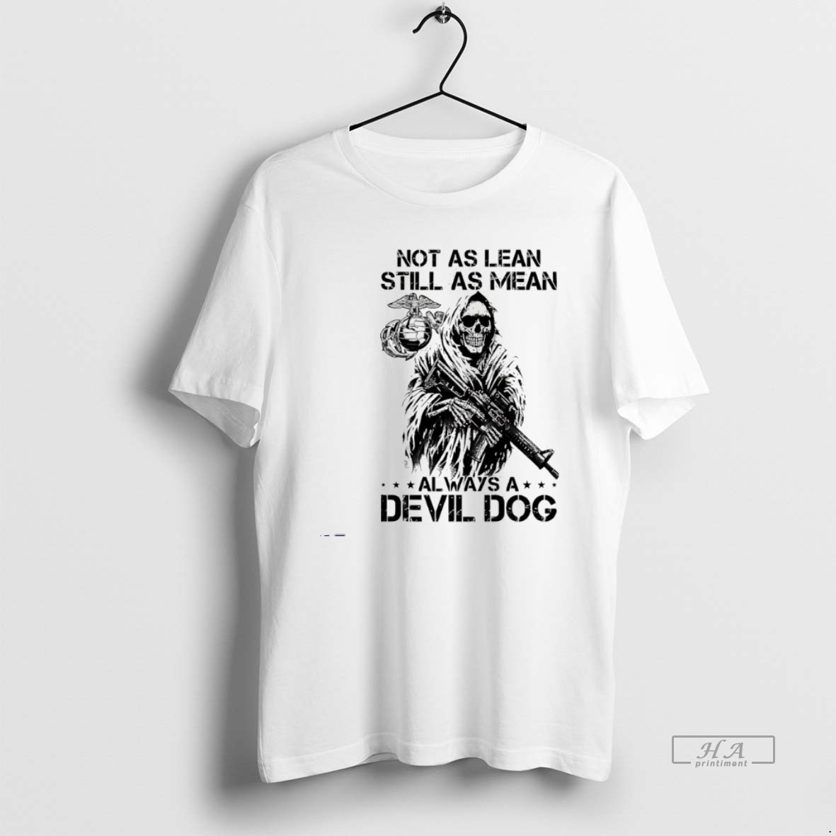 Official Not As Lean Still As Mean Always A Devil Dog T Shirt