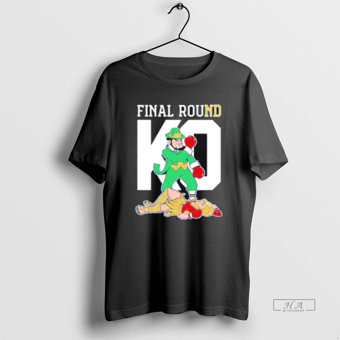 Official Notre Dame Final Round Ko Usc Mascot Shirt 2