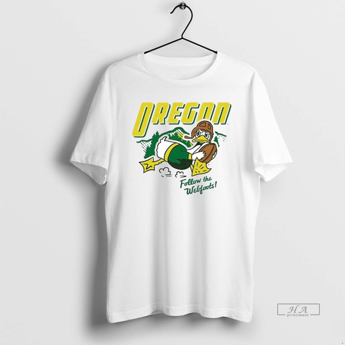 Official Oregon Ducks Follow The Welfoots Shirt