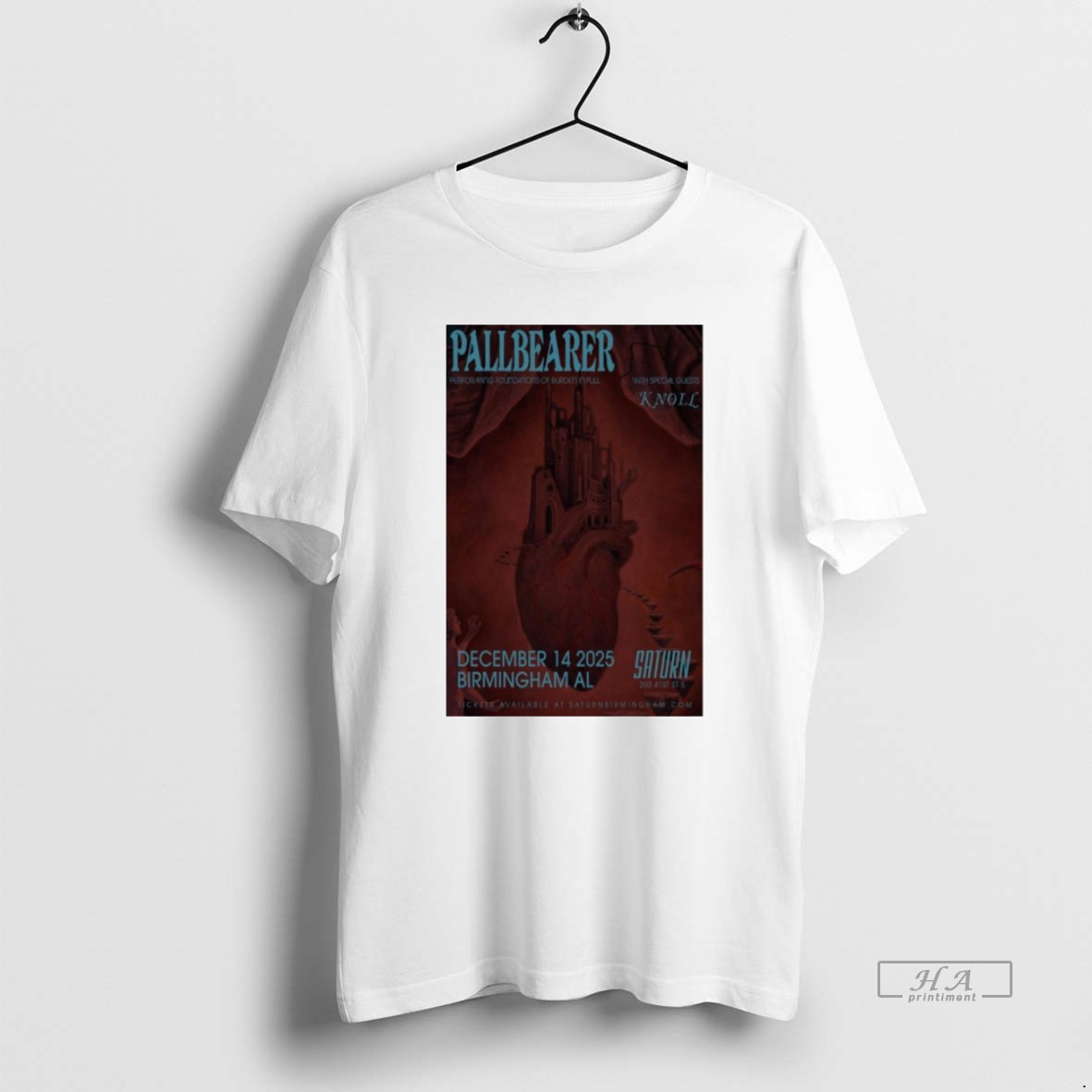 Official Pallbearer Birmingham Al December 14 2025 Concert Shirt