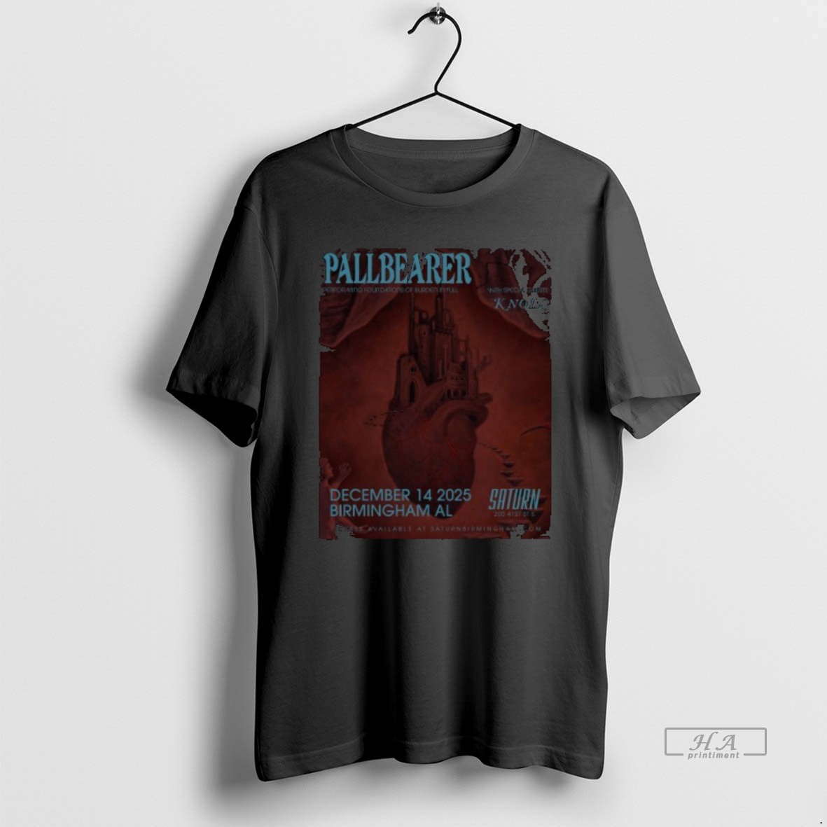 Official Pallbearer Saturn Birmingham Dec 14 2025 Heart Shirt