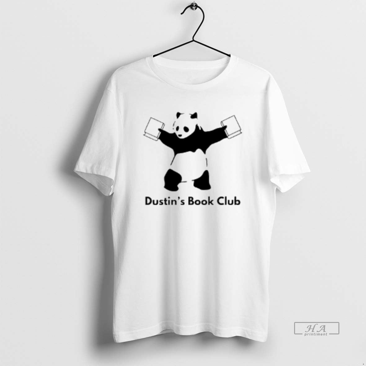 Official Panda Dustins Book Club T Shirt