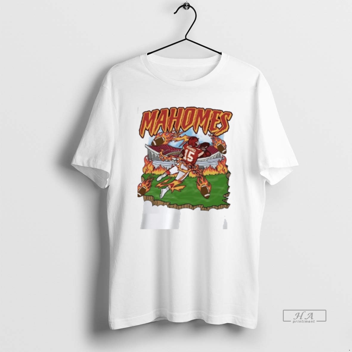 Official Patrick Mahomes Fireball Arrowhead Stadium Kc Chiefs T Shirt