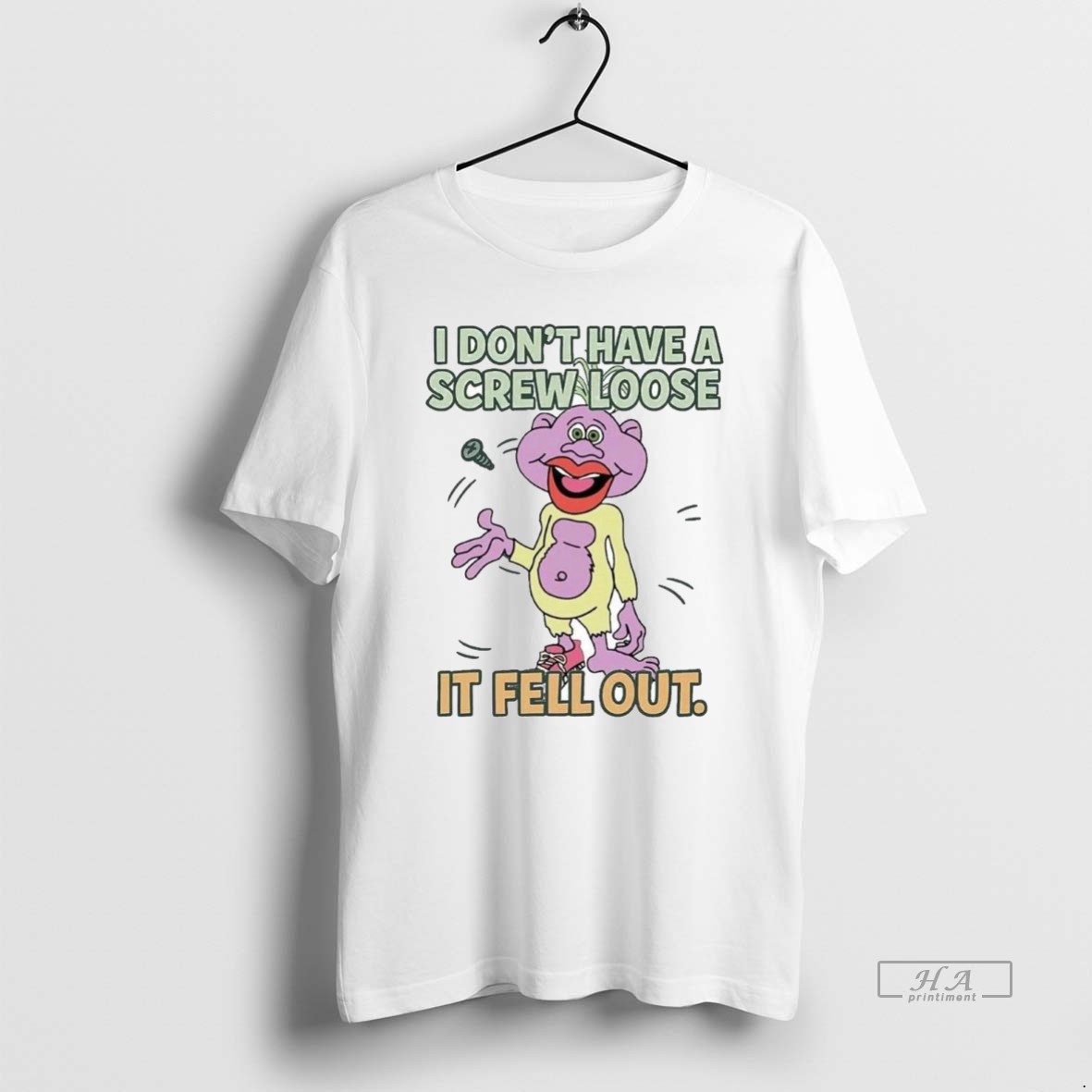 Official Peanut Jeff Dunham I Dont Have A Screw Loose It Fell Out T Shirt