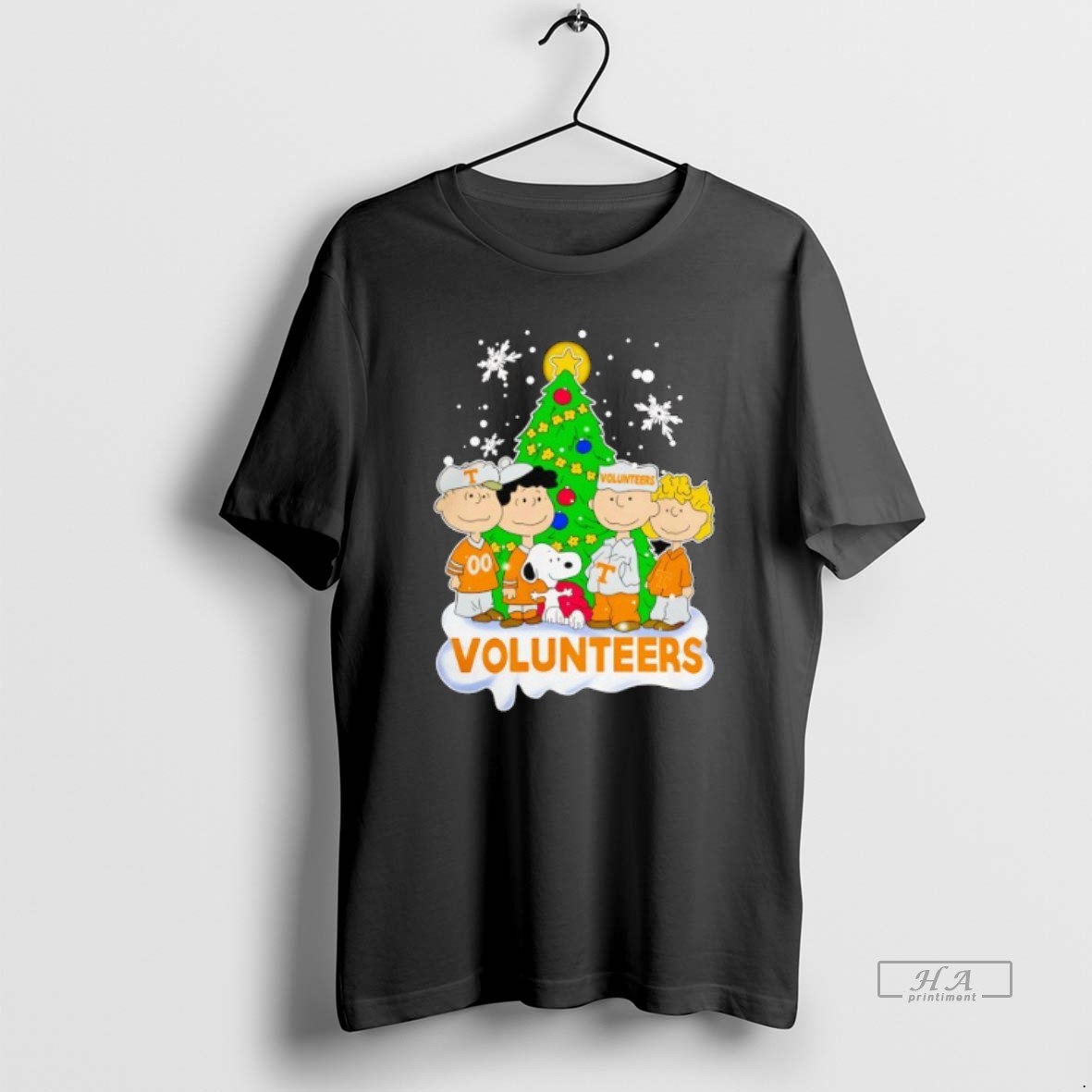 Official Peanuts Characters Tennessee Volunteers Christmas Shirt