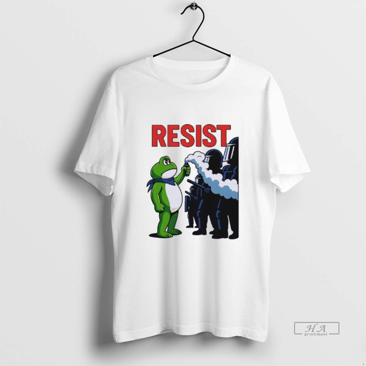 Official Portland Frog Trending Funny Video Protest Resist Shirt