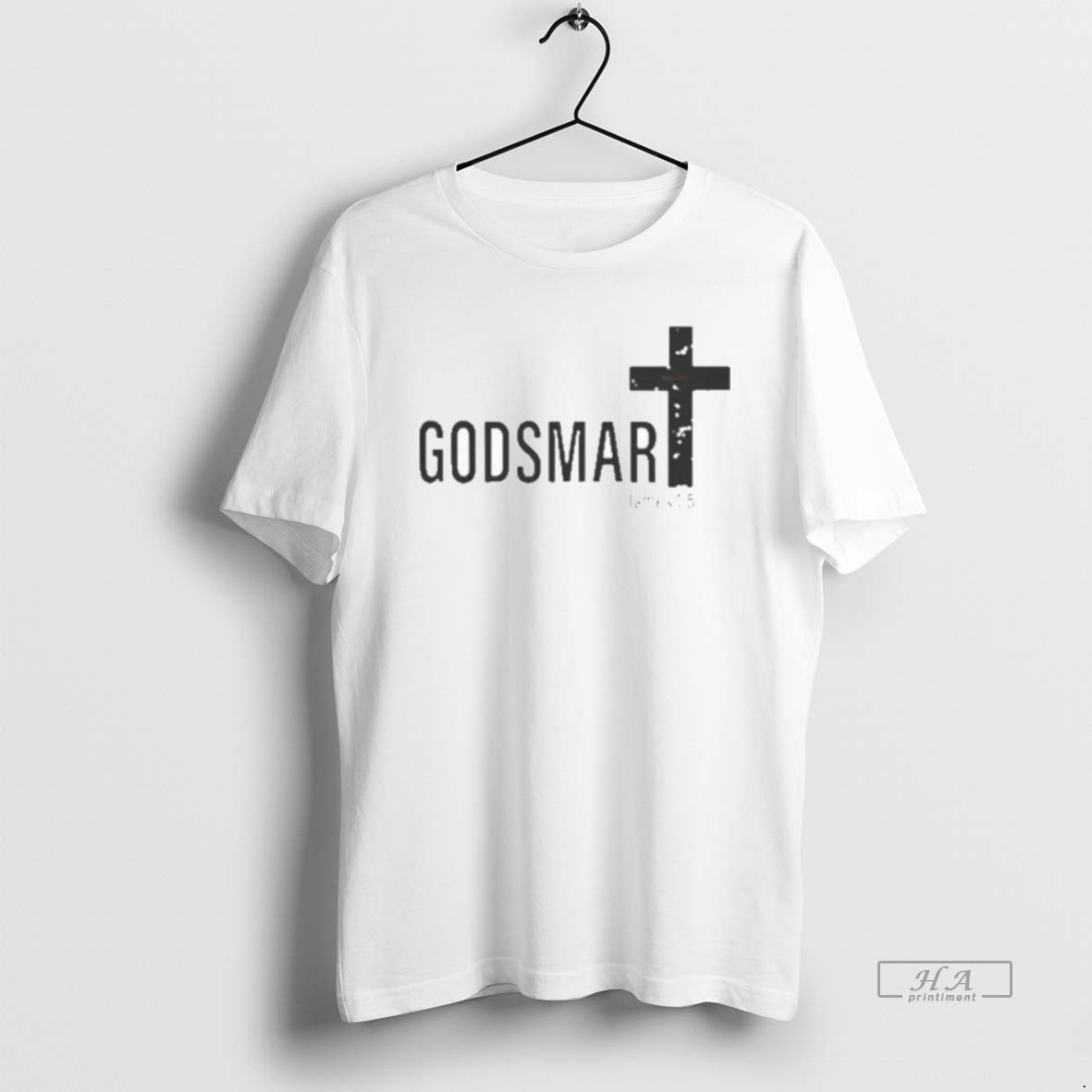 Official Premium Godsmart James 1 5 Cross Shirt
