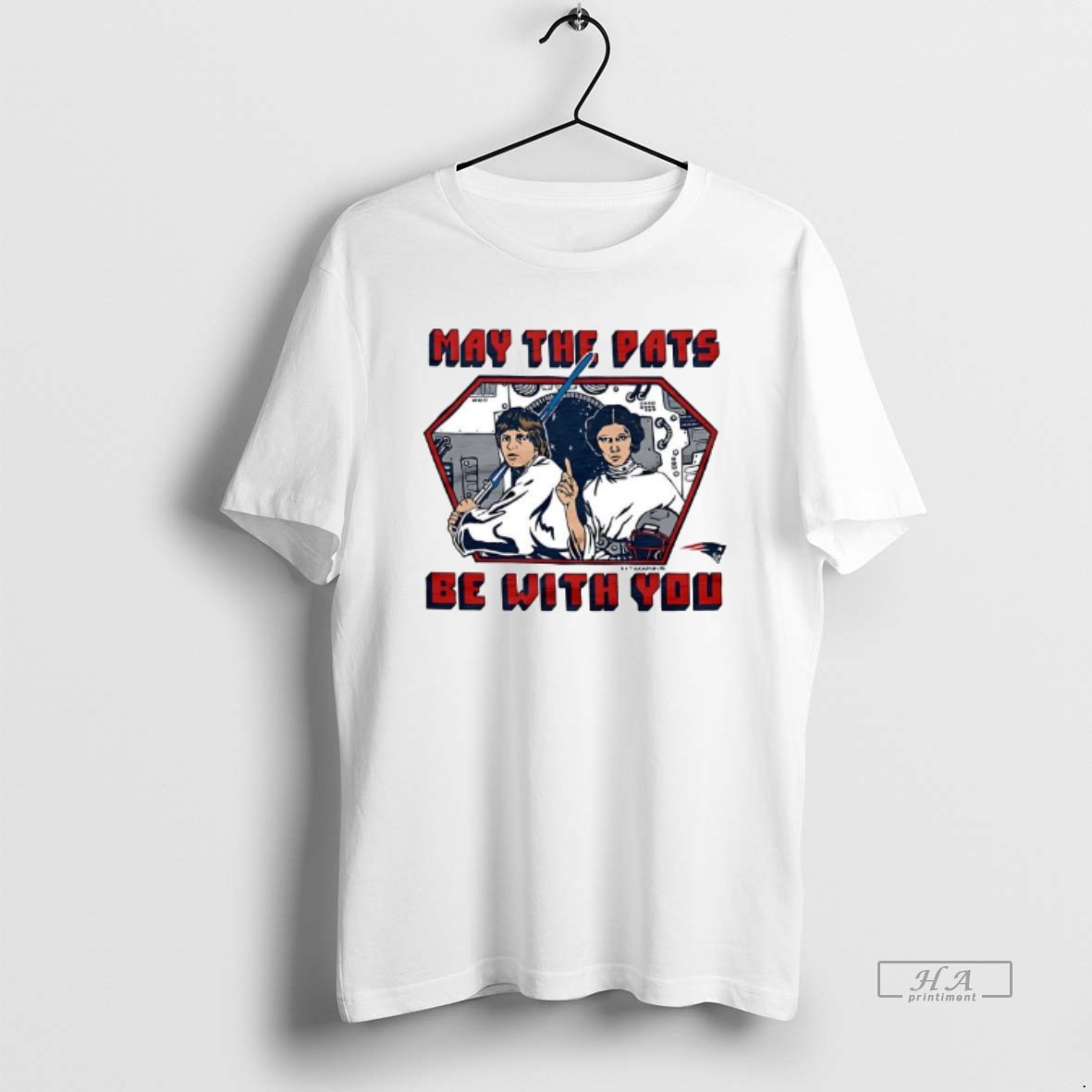 Official Premium Star Wars X New England Patriots May The Pats Be With You T Shirt