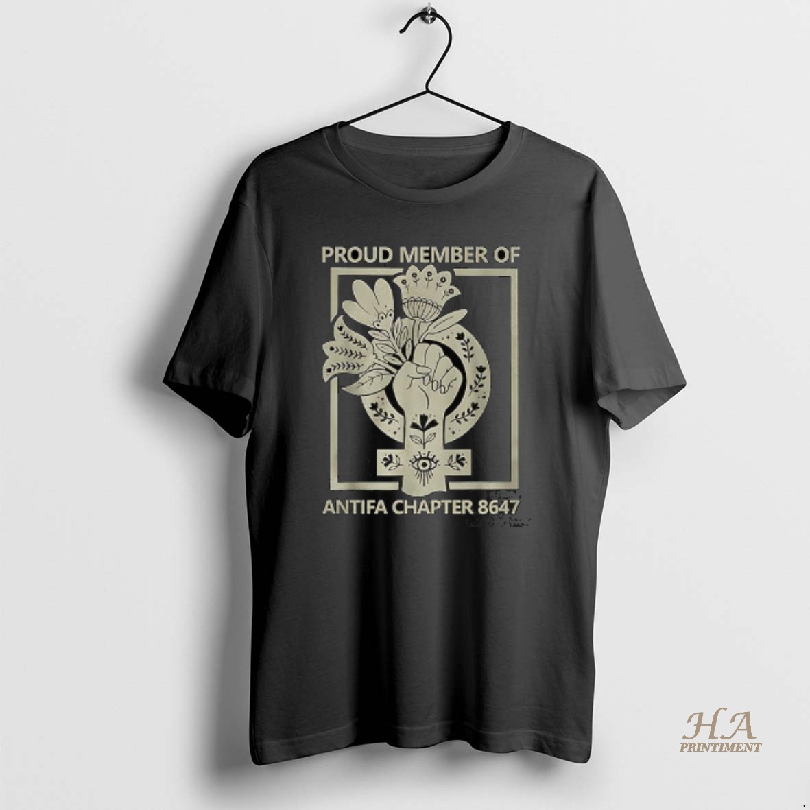 Official Proud Member Of Antifa Chapter 8647 T Shirt