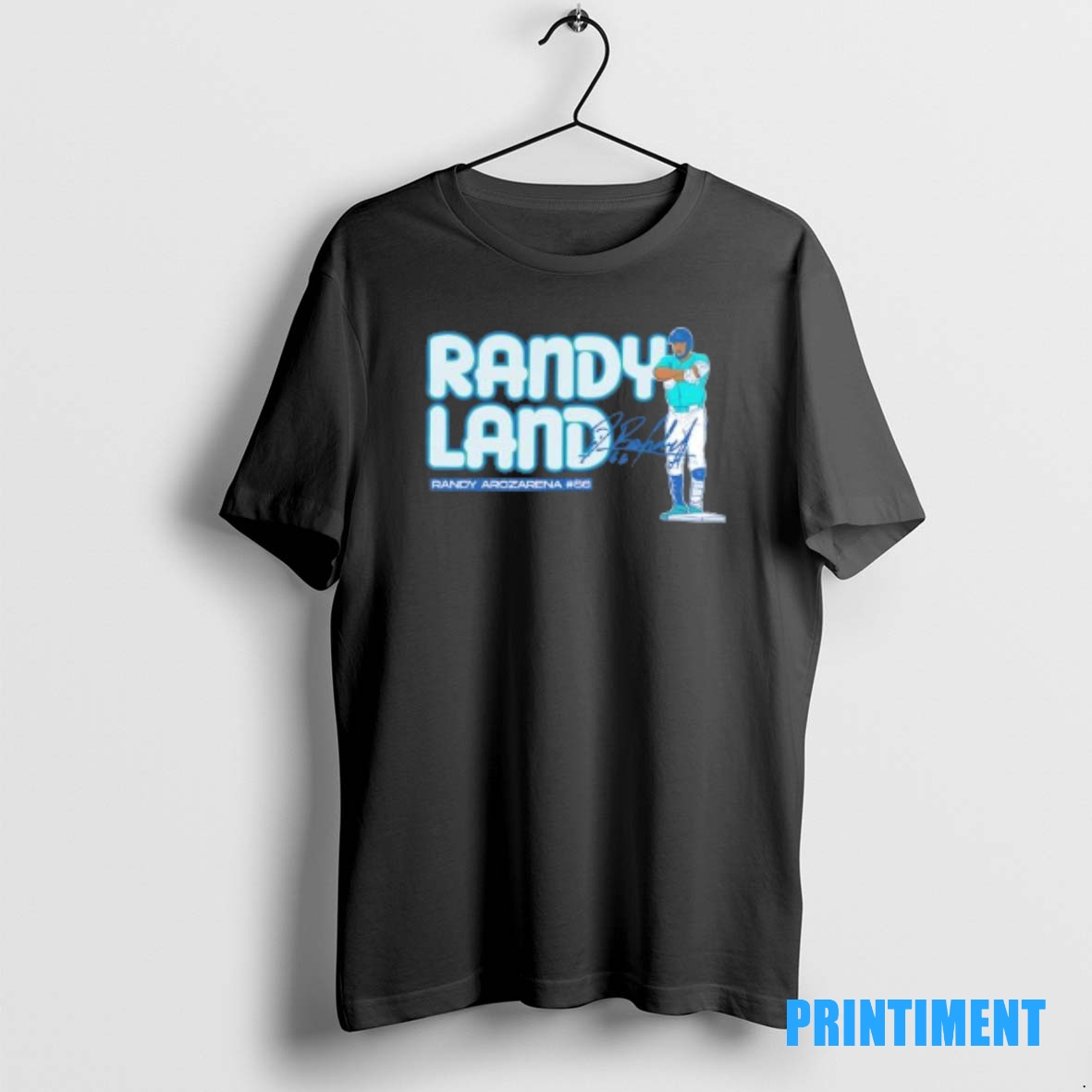 Official Randy Land Randy Arozarena Seattle Mariners Mlb 2025 Baseball Signature Tee Sweater Hoodie