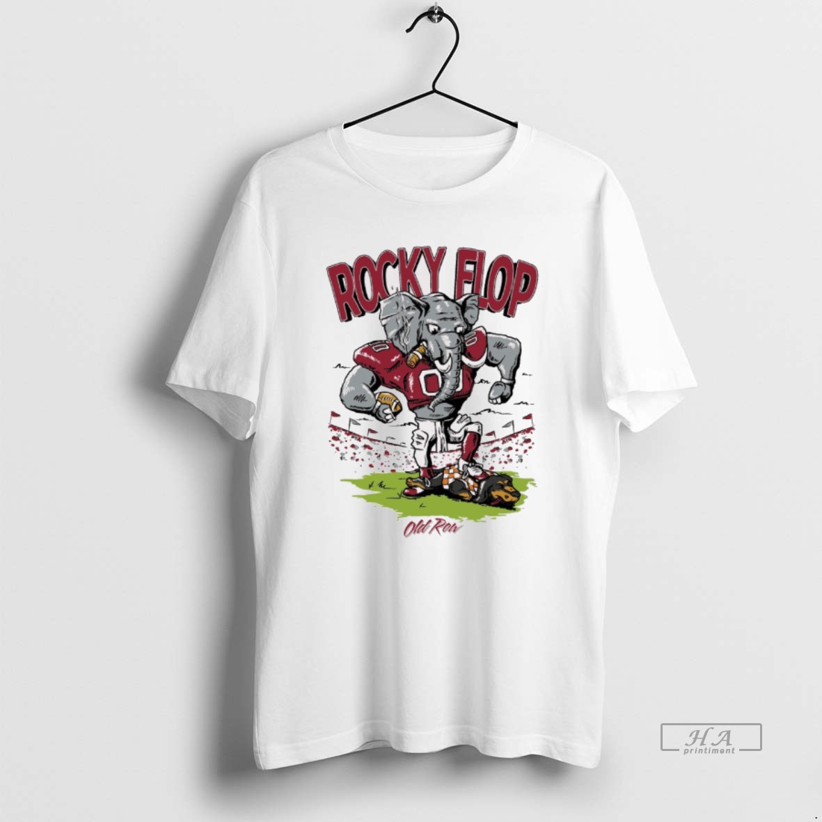 Official Rocky Flop Alabama Crimson Tide Defeats Tennessee Vols Mascot T Shirt