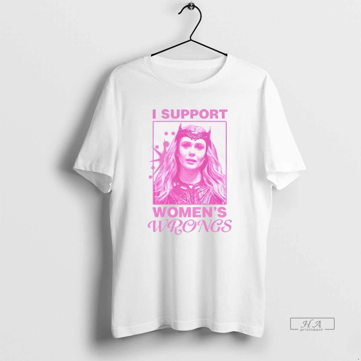 Official Scarlet Witch I Support Womens Wrongs Vintage Shirt