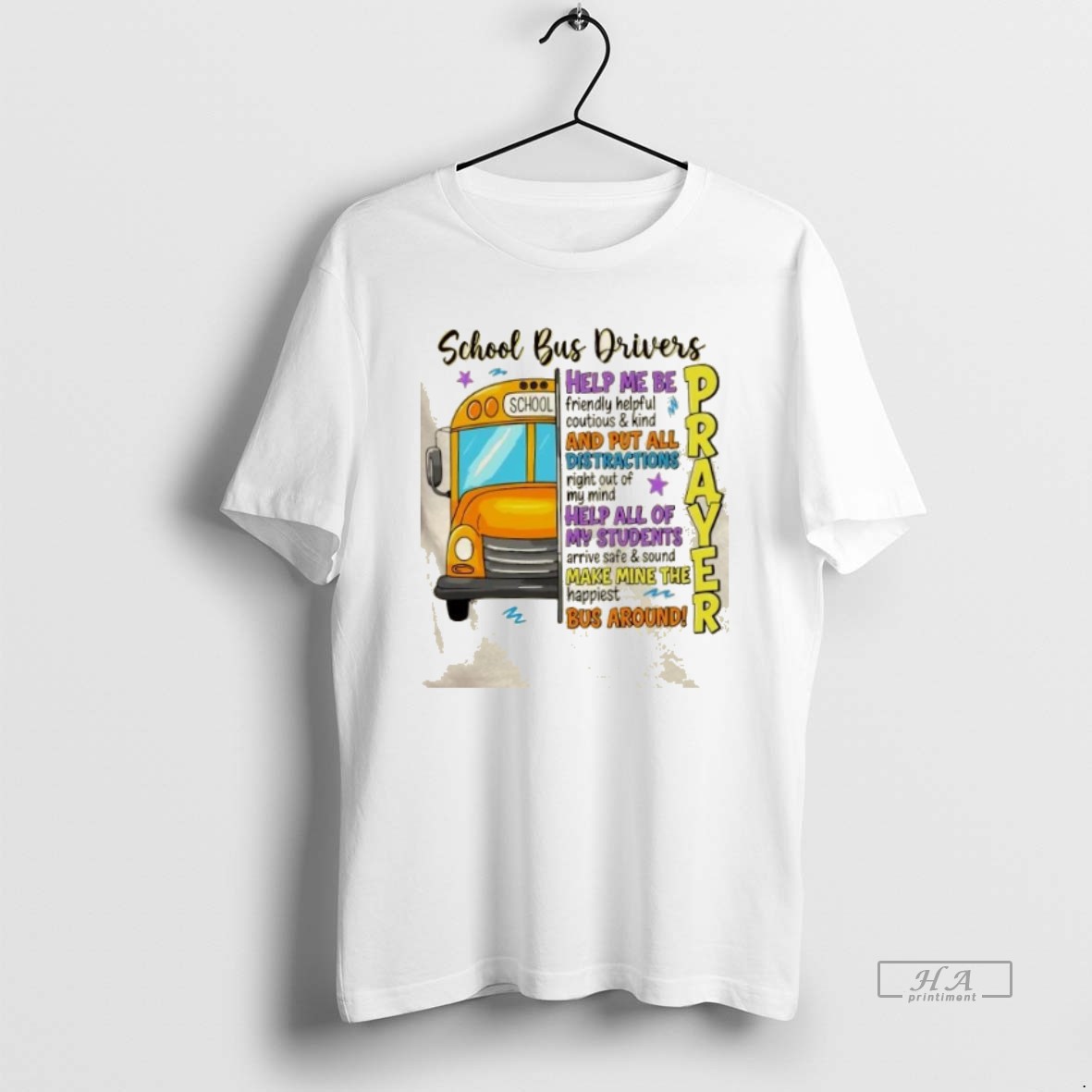 Official School Bus Drivers Prayer Shirt