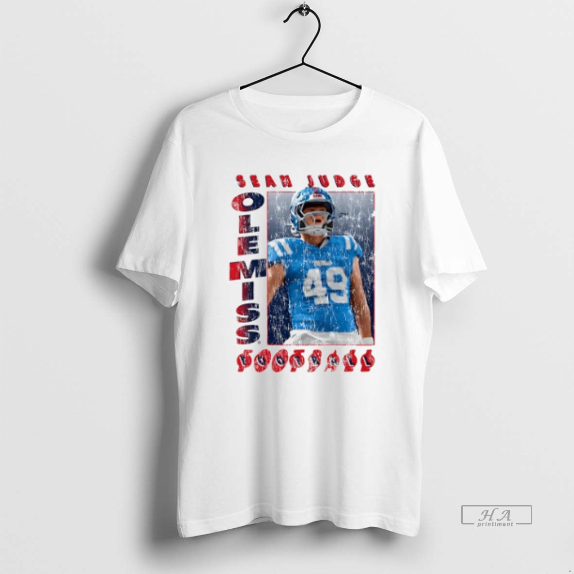 Official Sean Judge Ole Miss Rebels Portrait Shirt