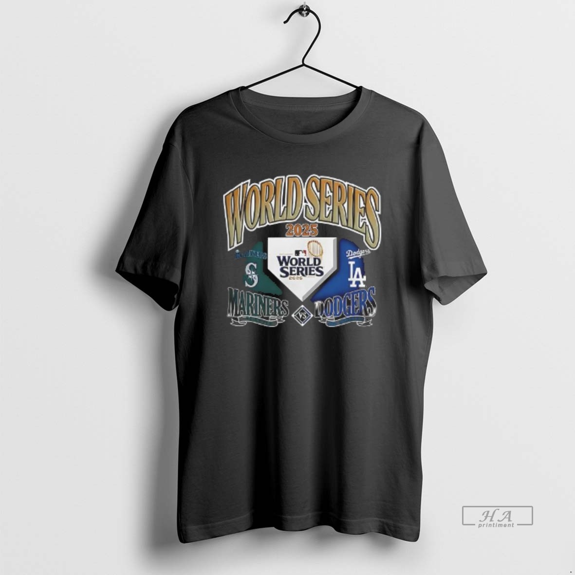 Official Seattle Mariners Vs Los Angeles Dodgers 2025 Mlb World Series T Shirt