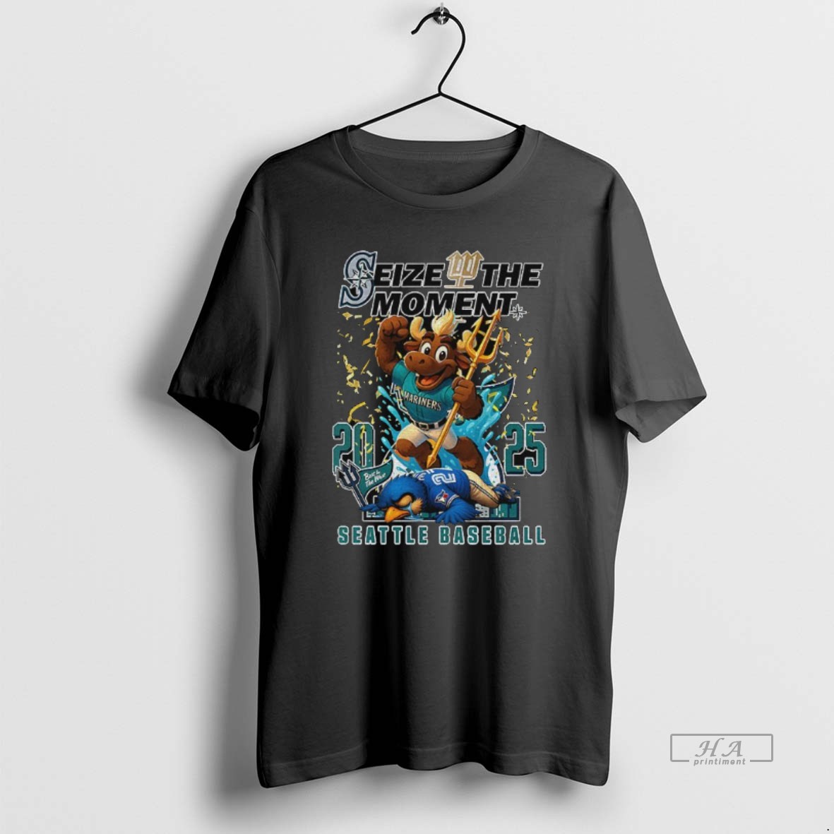 Official Seattle Mariners Beat Toronto Blue Jays Mascot 2025 Mlb Baseball Game Day Shirt