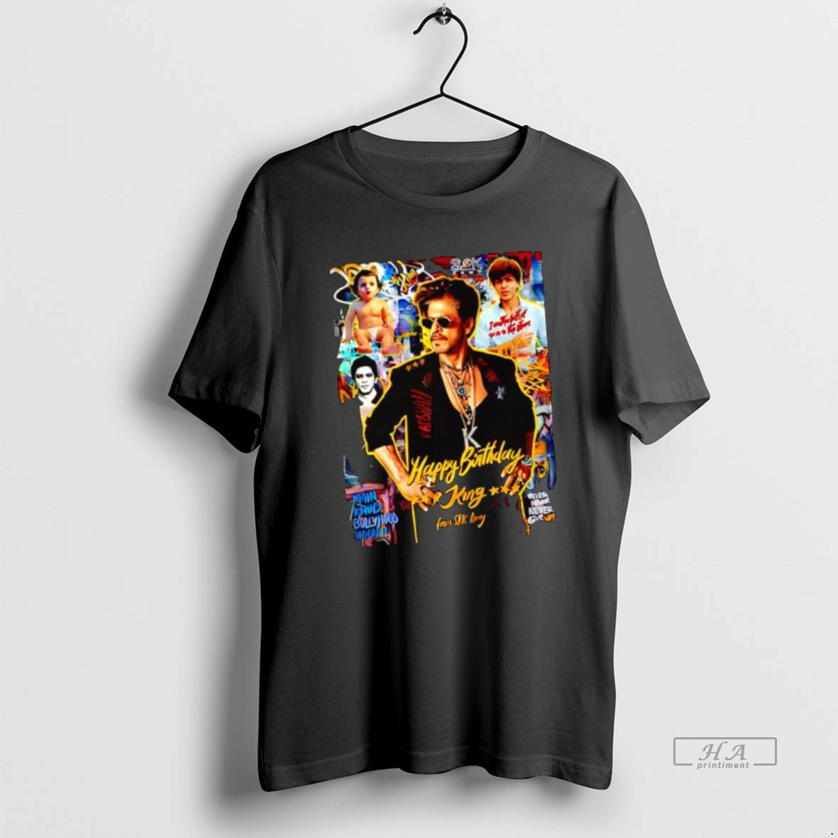 Official Shah Rukh Khan Indian Actor Graphic Happy Birthday Shirt