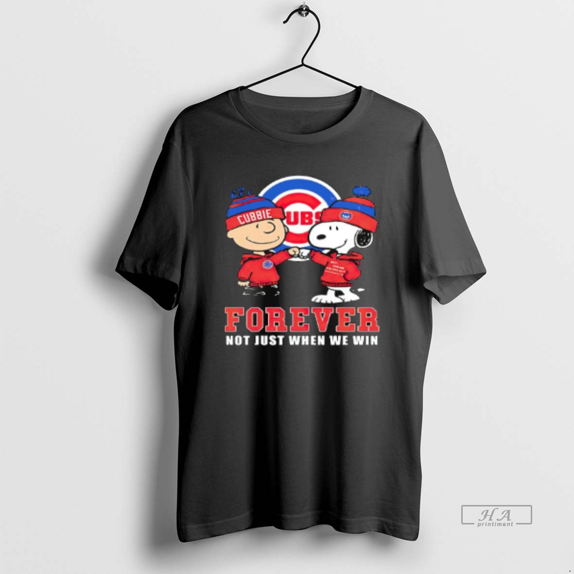 Official Snoopy And Charlie Brown Chicago Cubs Forever Not Just When We Win Cubbie Chicago T Shirt