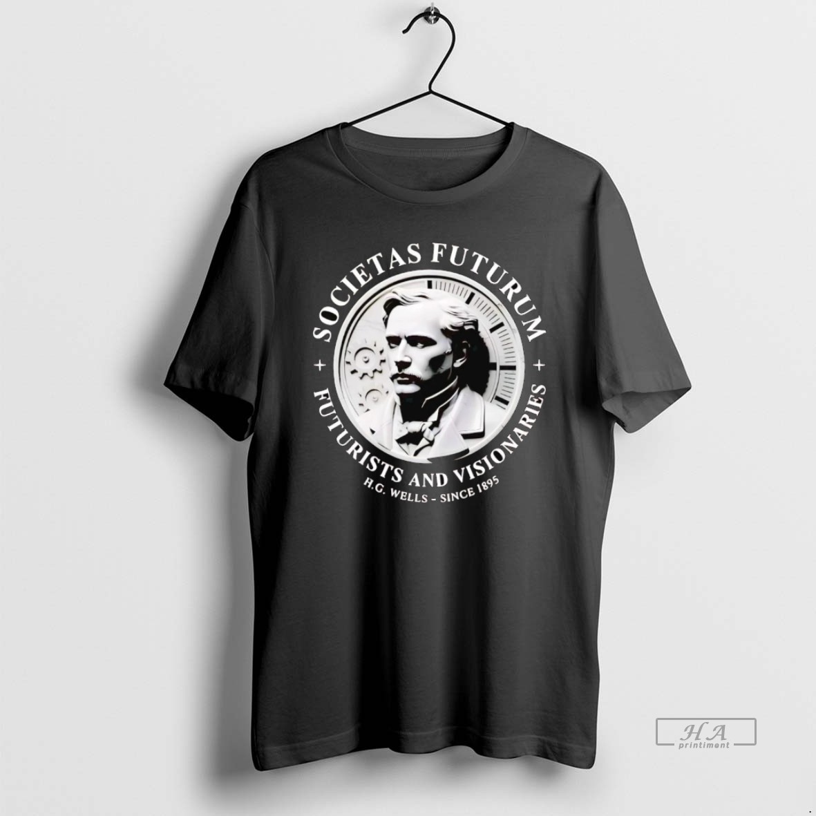 Official Societas Futurum Futurists And Visionaries Hg Wells Since 1895 T Shirt