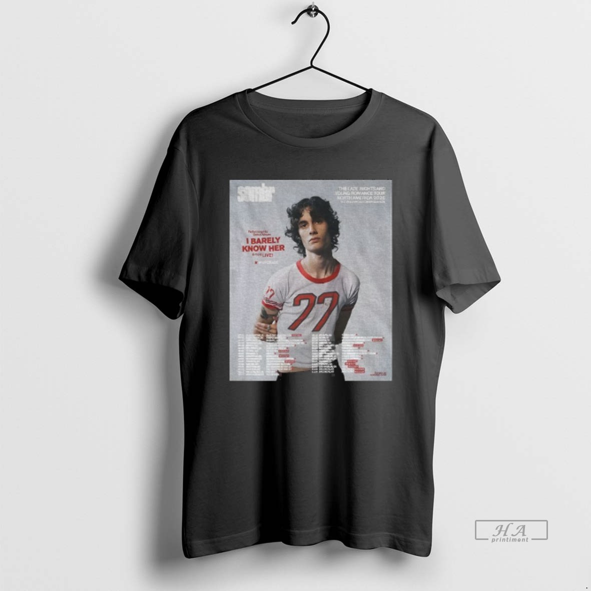 Official Sombr I Barely Know Her Tibetan Inspired Music Shirt