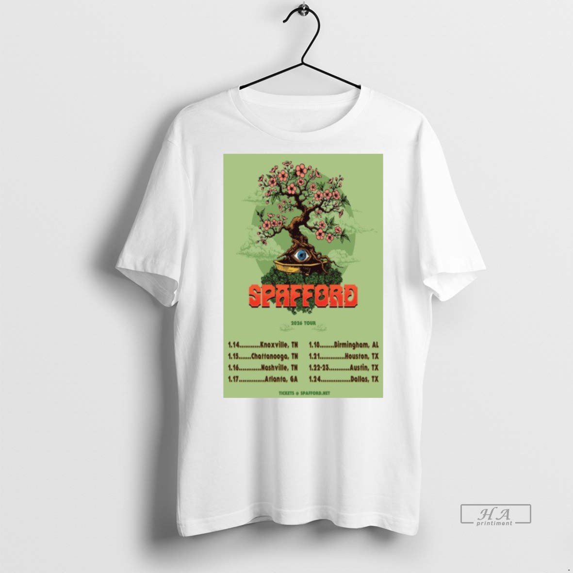 Official Spafford 2026 Tour Shirt Hoodie