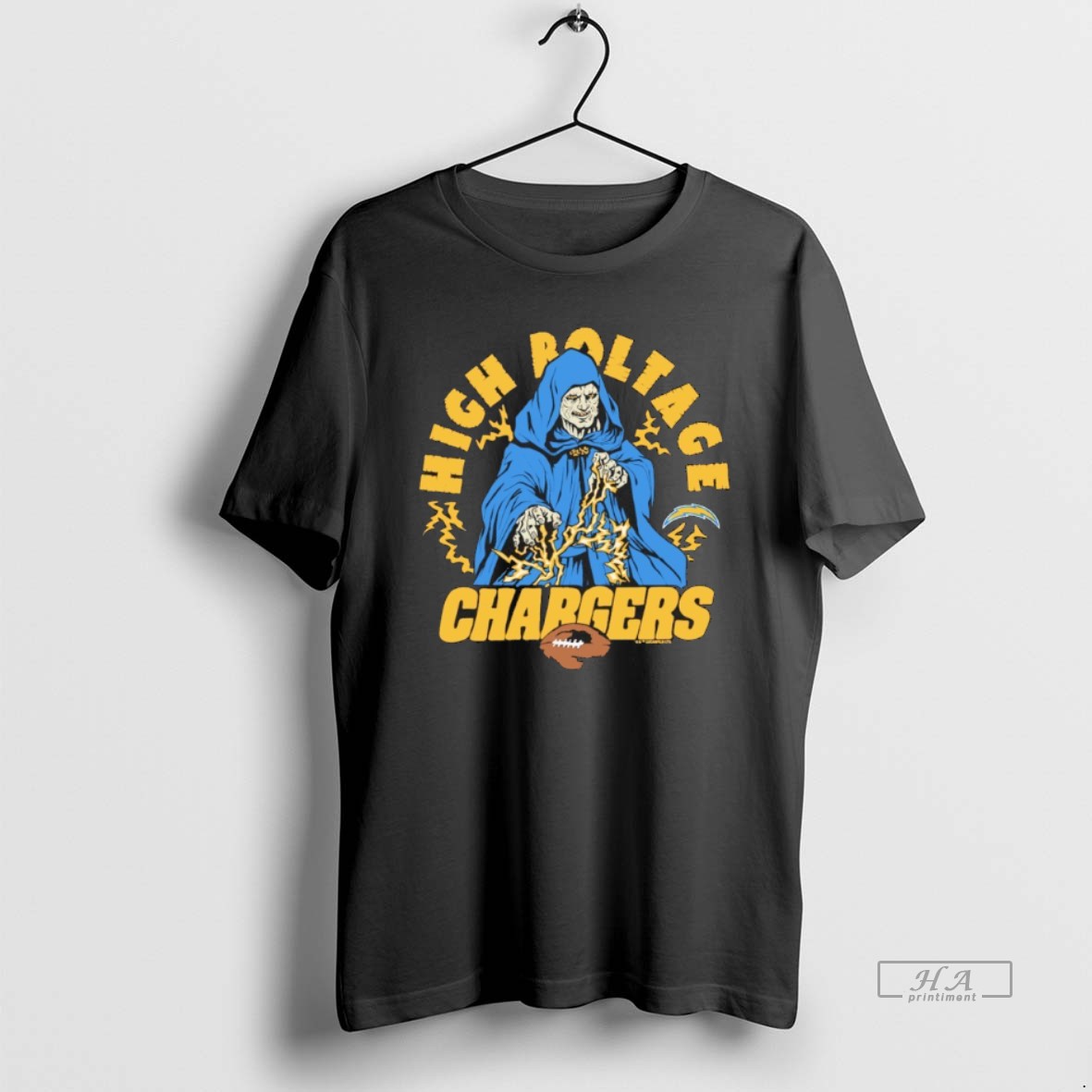 Official Star Wars Dark Side X Los Angeles Chargers High Boltage Shirt