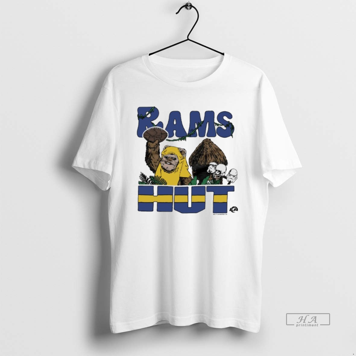 Official Star Wars Light Side X Los Angeles Rams Hut Shirt