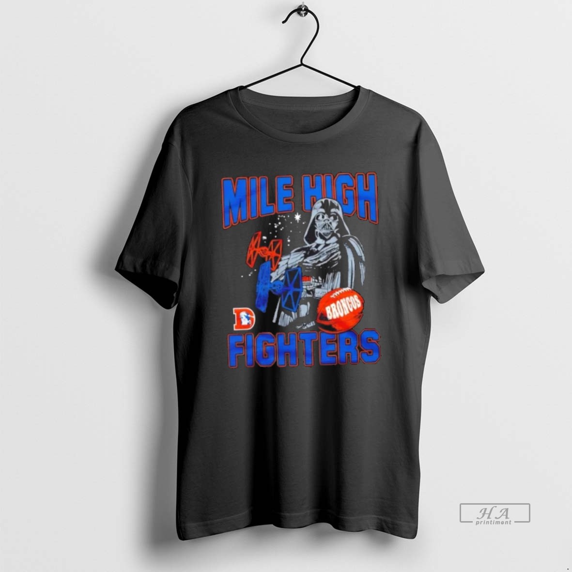 Official Star Wars X Denver Broncos Mile High Fighters Shirt