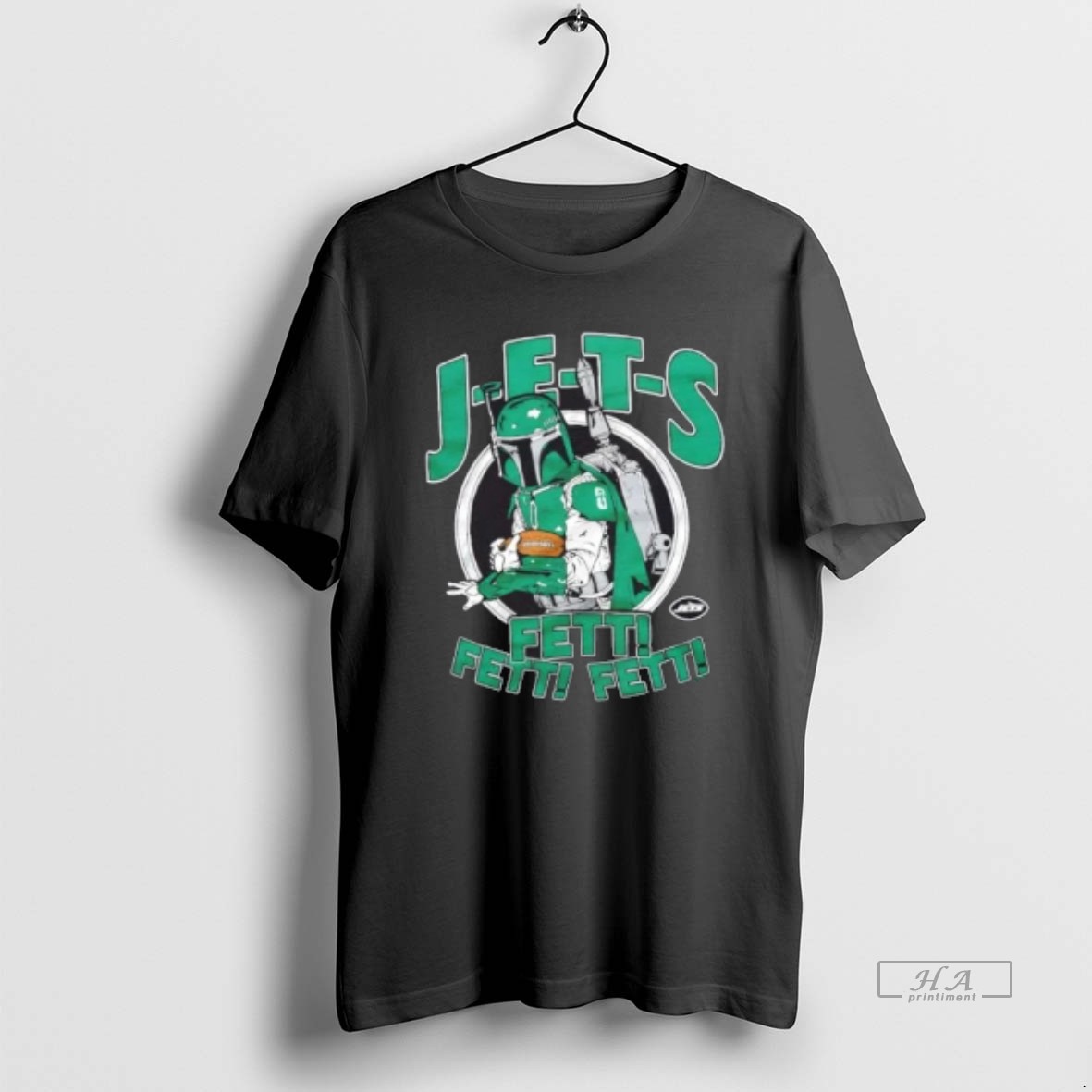 Official Star Wars X New York Jets Fett Fett Fett Football T Shirt