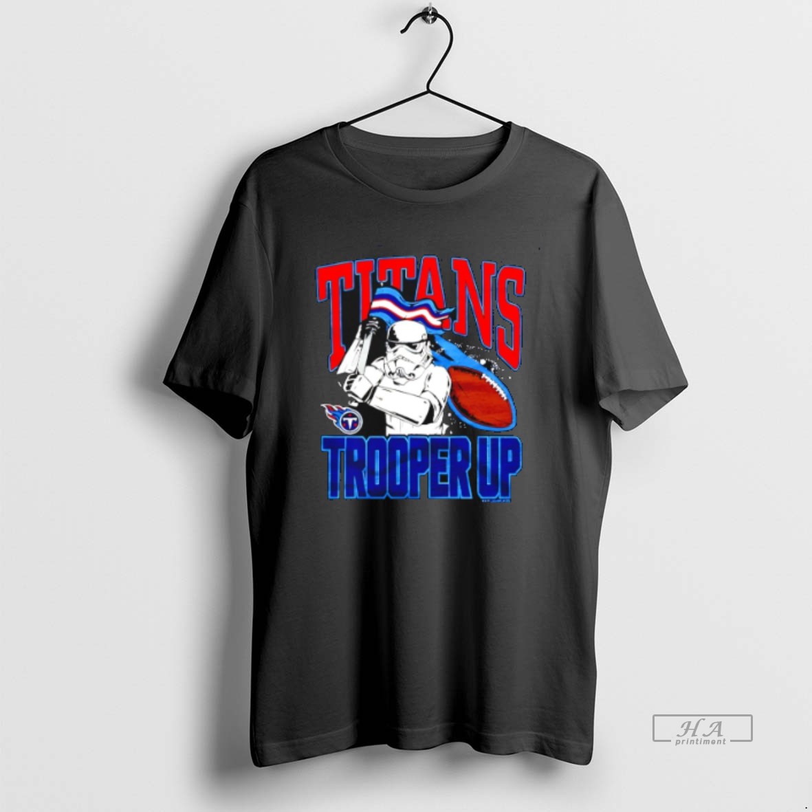Official Star Wars X Tennessee Titans Dark Side Trooper Up Shirt