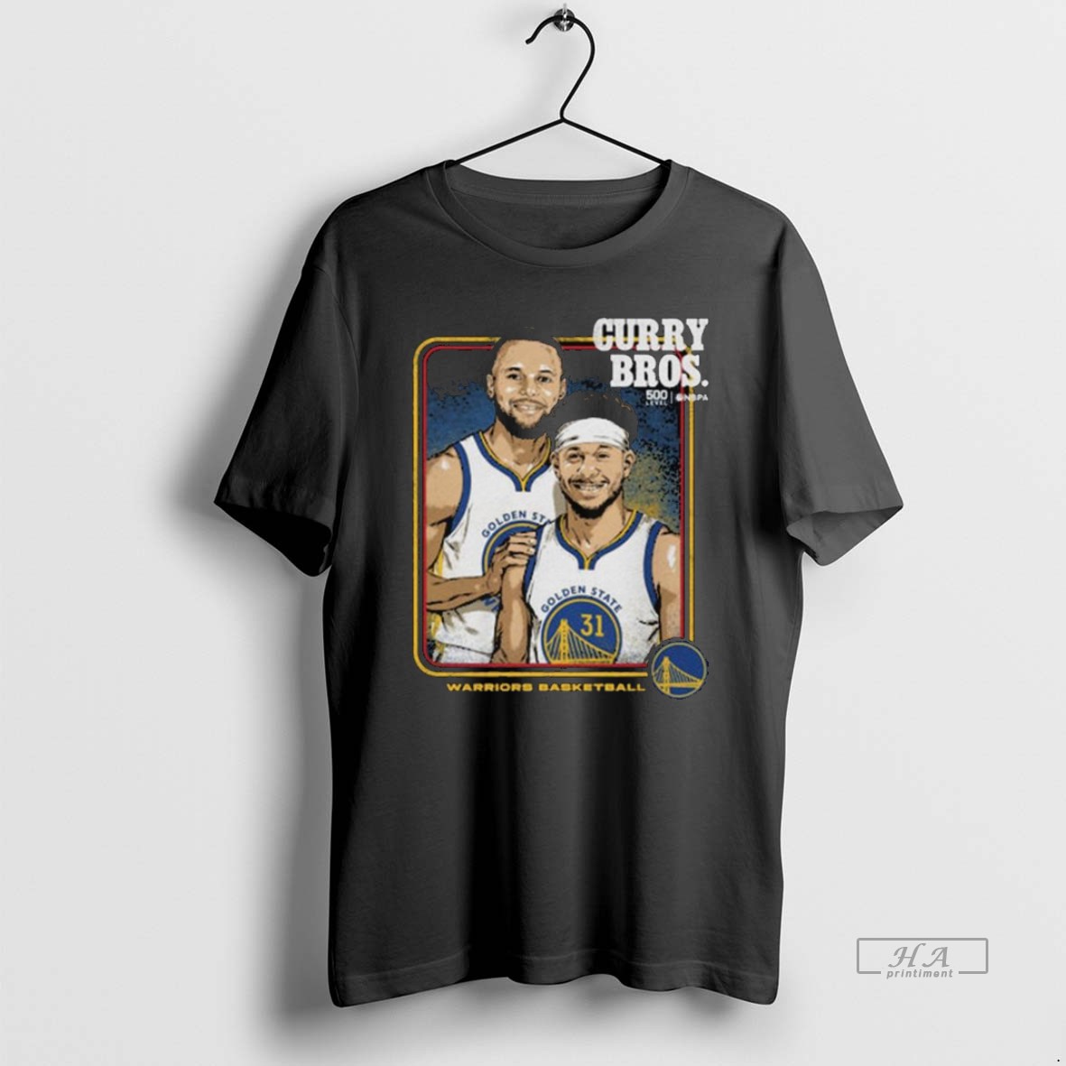Official Steph Curry Seth Curry Golden State Warriors Step Brothers Long Sleve Shirt