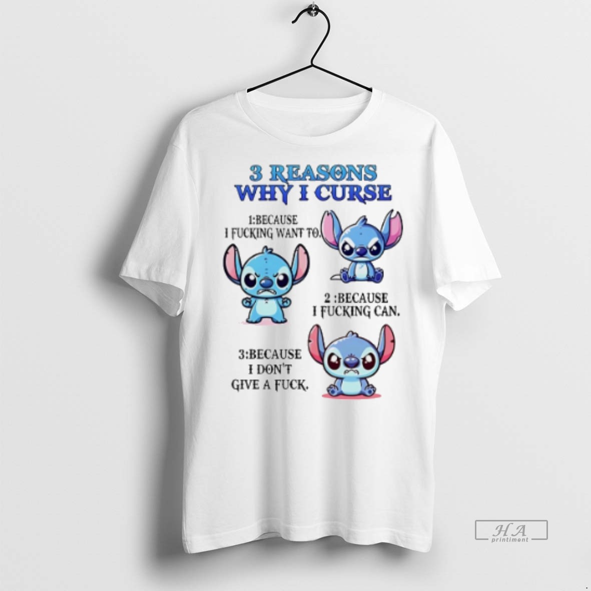 Official Stitch 3 Reasons Why I Curse Because I Fucking Want To Because I Fucking Can Shirt Hoodie
