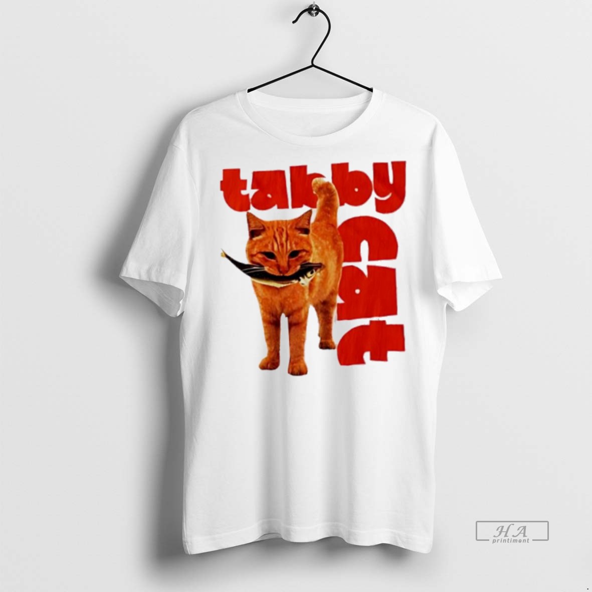 Official Tabby Cat With Fish Shirt Hoodie
