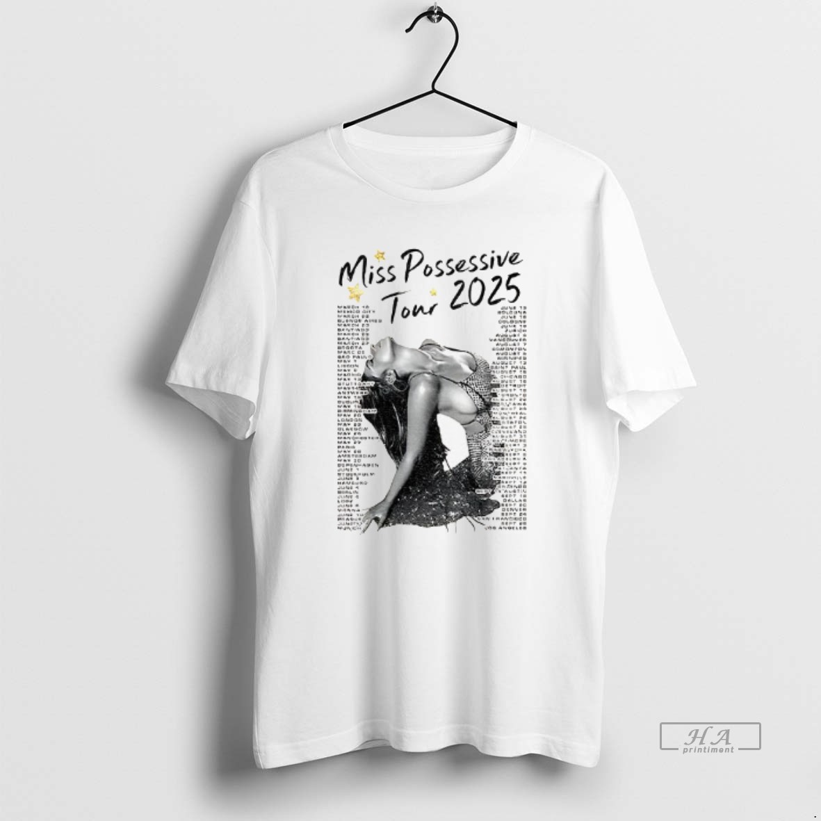 Official Tate Mcrae Singer Posing Miss Possessive Tour 2025 Vintage Shirt