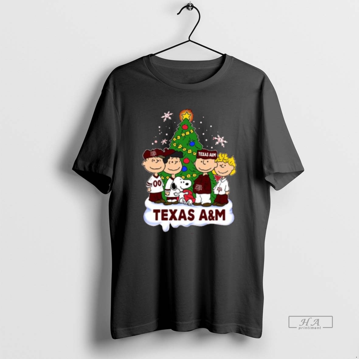 Official Texas Am Aggies X The Peanuts Merry Christmas Shirt