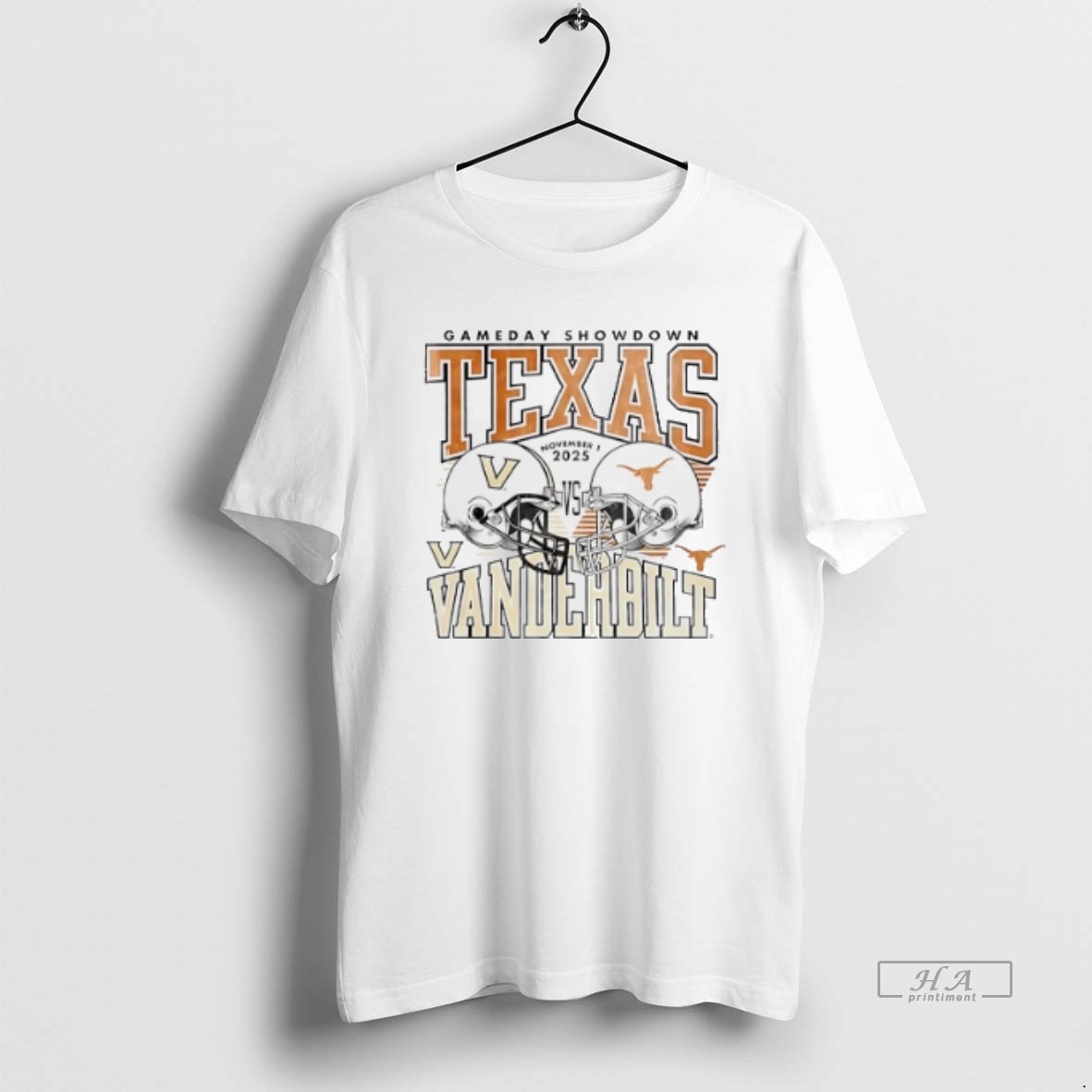 Official Texas Longhorns Vs Vanderbilt Commodores Gameday Showdow 2025 Shirt