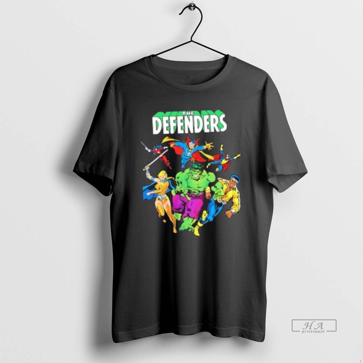 Official The Defenders Superheroes Cartoon Shirt