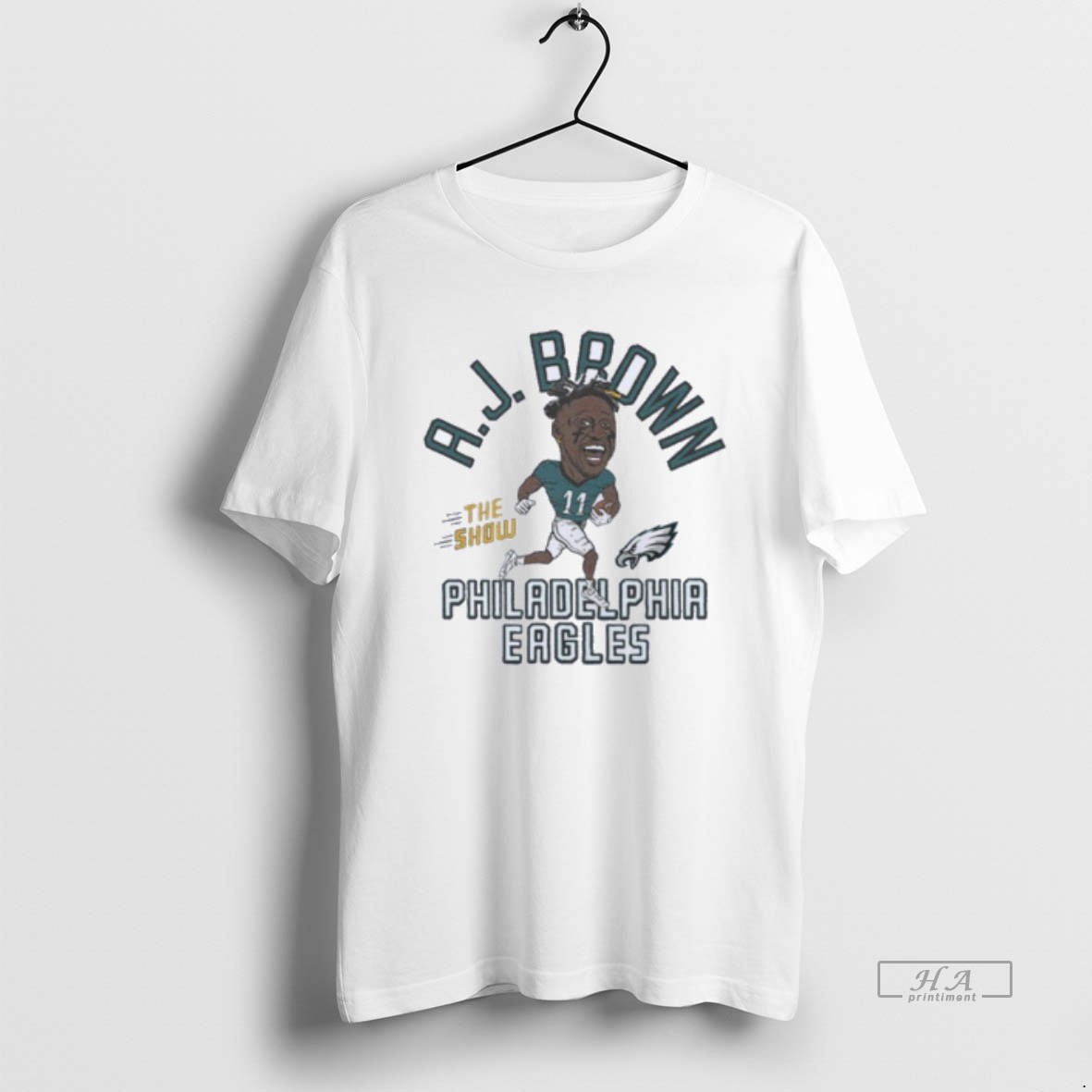 Official The Show Aj Brown Philadelphia Eagles T Shirt