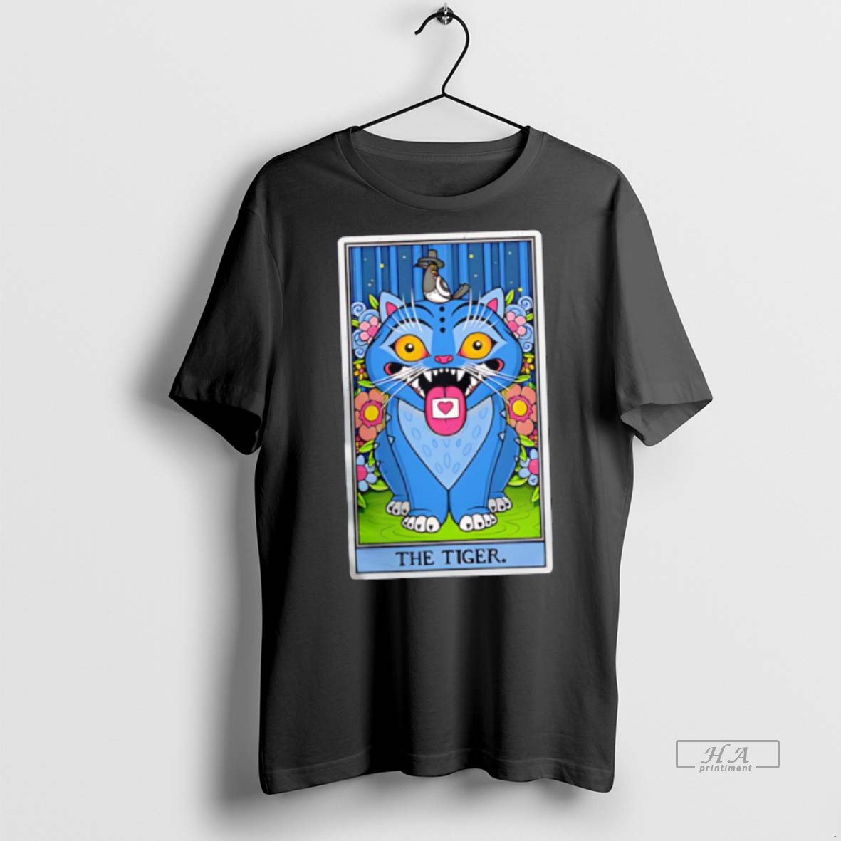 Official The Tiger Tarot Card Heart Cute Shirt Hoodie