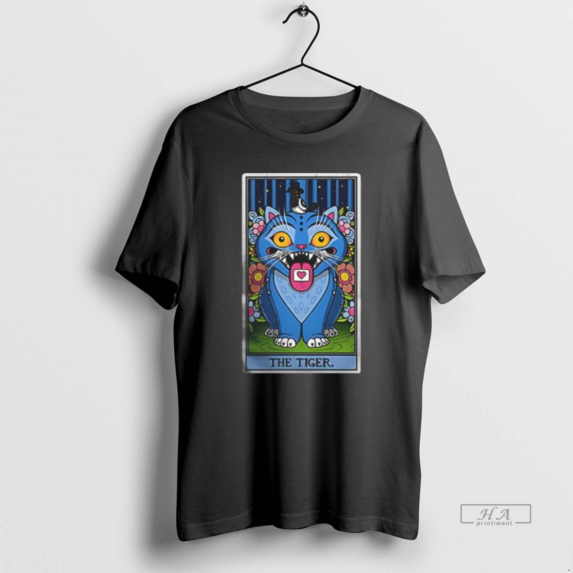 Official The Tiger Tarot Card Heart Cute Shirt